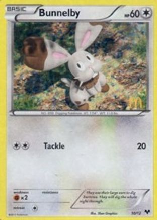 Bunnelby (10/12) [McDonald's Promos: 2014 Collection] | Silver Goblin