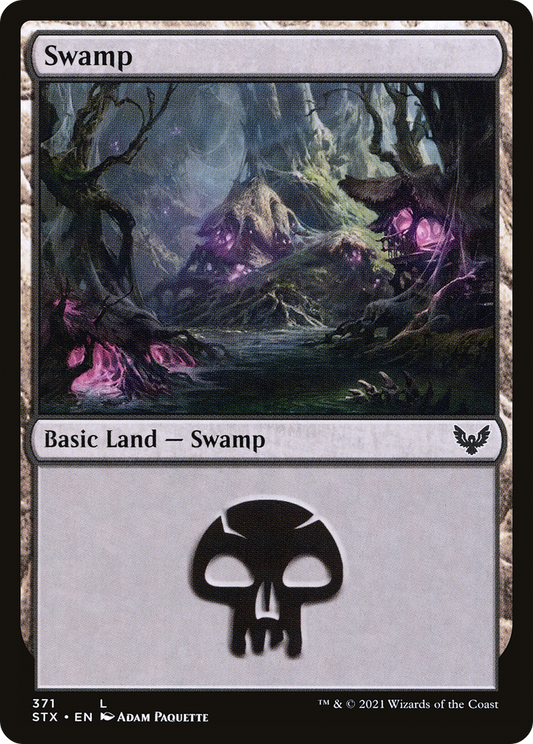 Swamp (371) Foil - Strixhaven: School of Mages