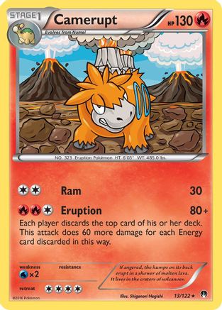 Camerupt (13/122) [XY: BREAKpoint] | Silver Goblin