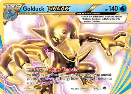 Golduck BREAK (18) Holofoil - XY  BREAKpoint