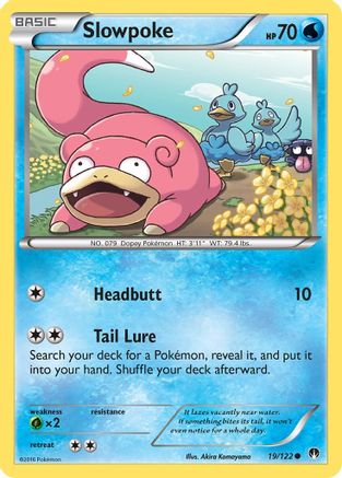 Slowpoke (19) Reverse Holofoil - XY  BREAKpoint