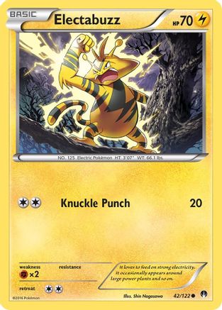 Electabuzz (42/122) [XY: BREAKpoint] Reverse Holofoil