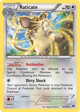 Raticate (88/122) [XY: BREAKpoint] Reverse Holofoil