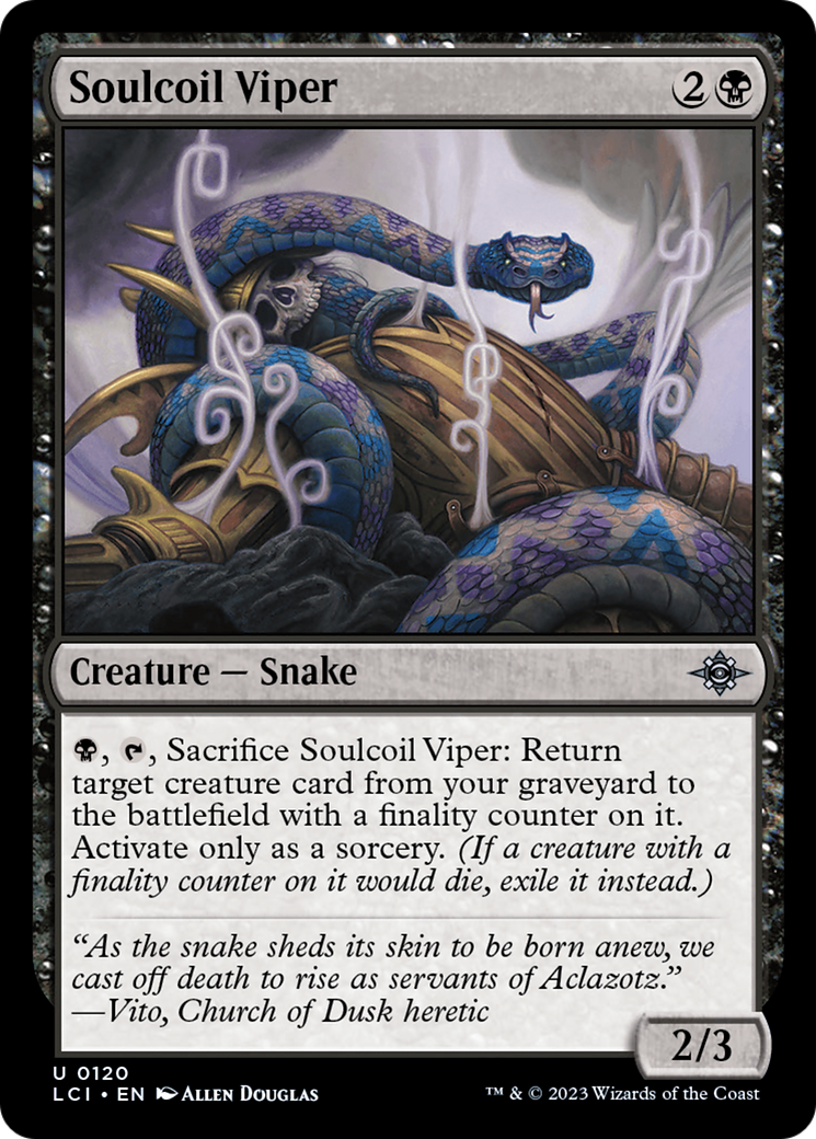 Soulcoil Viper (120) Foil - The Lost Caverns of Ixalan