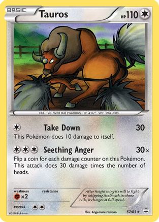 Tauros (57/83) [XY: Generations] | Silver Goblin