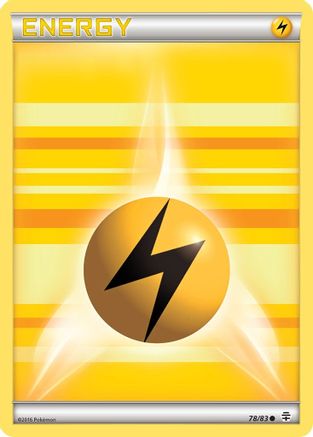 Lightning Energy (78) Reverse Holofoil - Generations