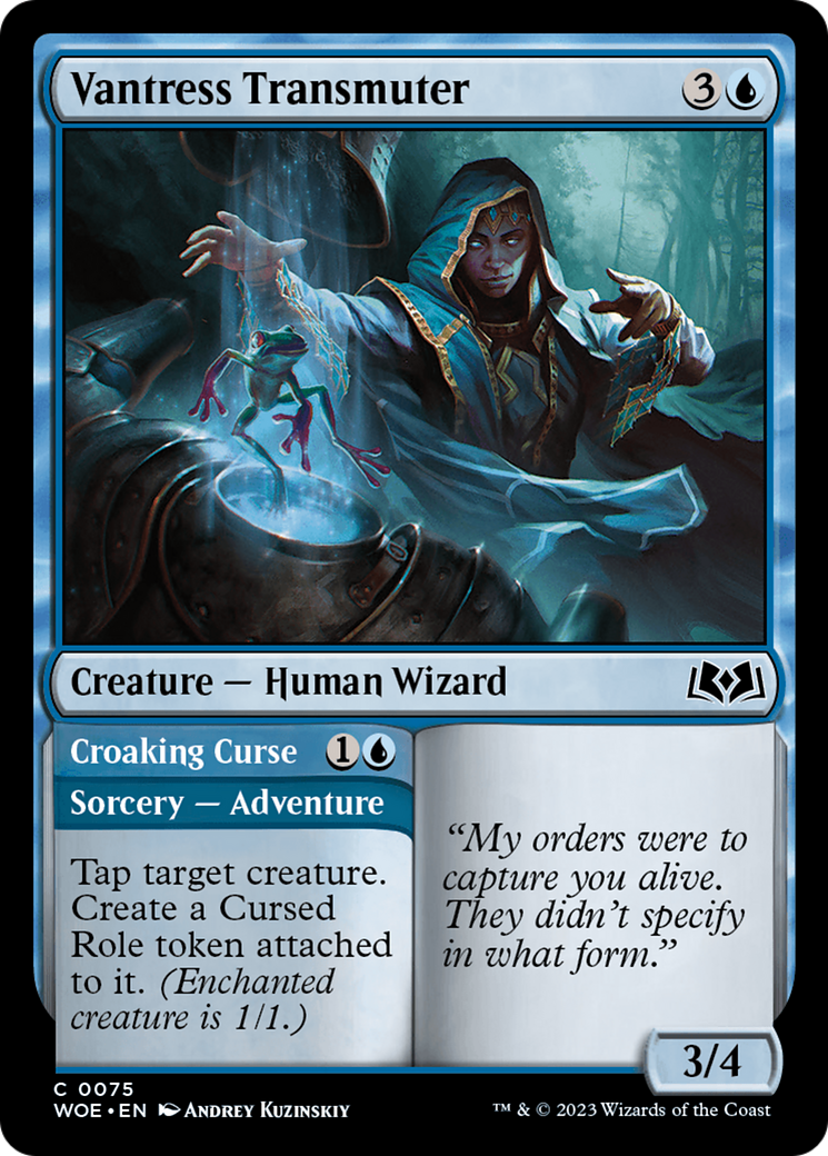 Vantress Transmuter (075) Foil - Wilds of Eldraine