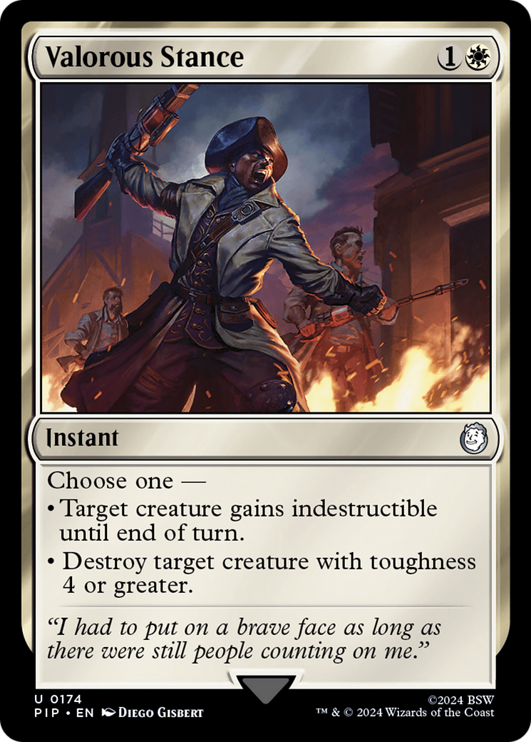 Valorous Stance (174) Foil - Fallout