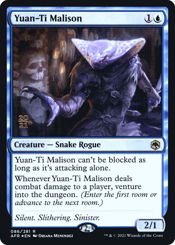 Yuan-Ti Malison [Dungeons & Dragons: Adventures in the Forgotten Realms Prerelease Promos] | Silver Goblin