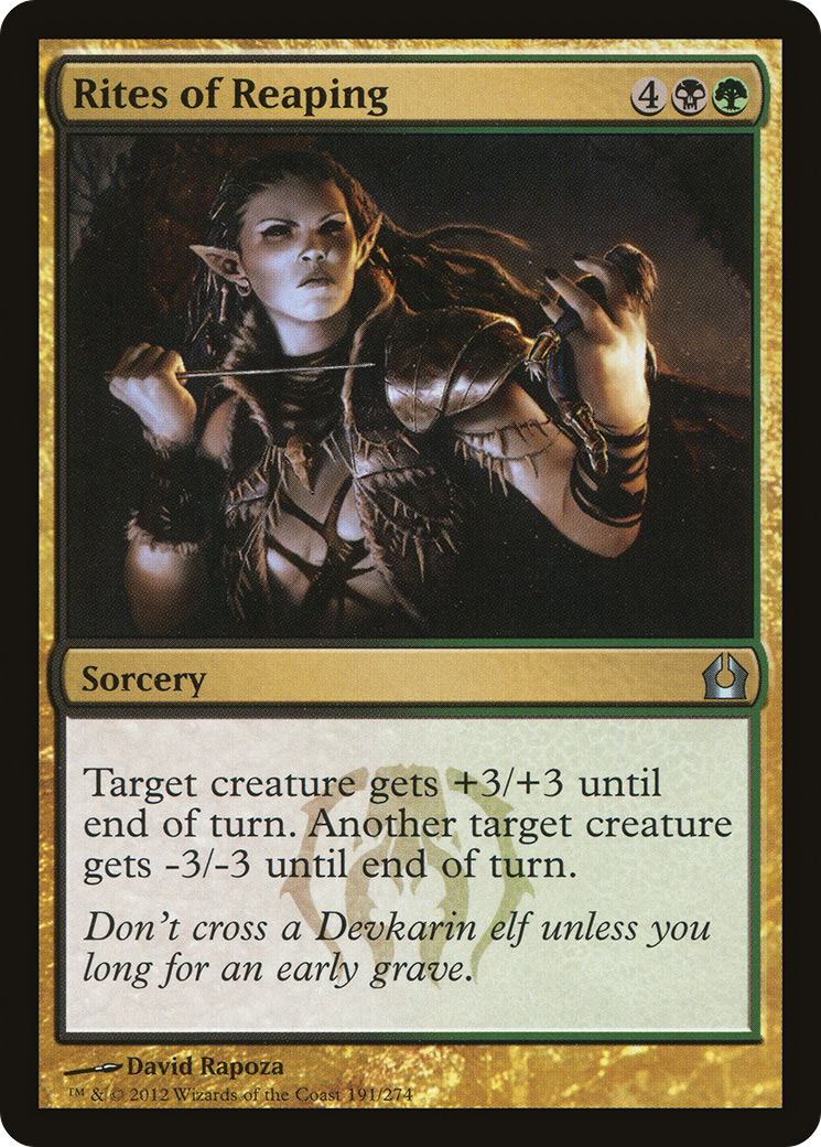 Rites of Reaping (191) - Return to Ravnica