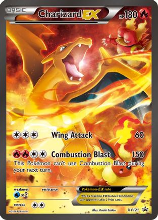 Charizard EX - XY121 (XY121) Holofoil - XY Promos