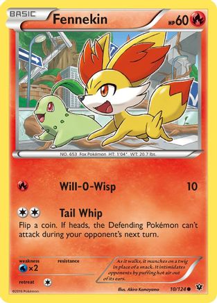 Fennekin (10) (10) - XY  Fates Collide