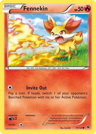 Fennekin (11) (11) - XY  Fates Collide