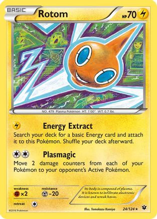 Rotom (24/124) [XY: Fates Collide] Reverse Holofoil