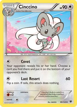 Cinccino (88/124) [XY: Fates Collide] Reverse Holofoil