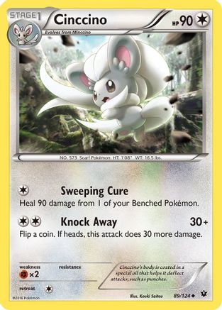 Cinccino (89/124) [XY: Fates Collide] Reverse Holofoil