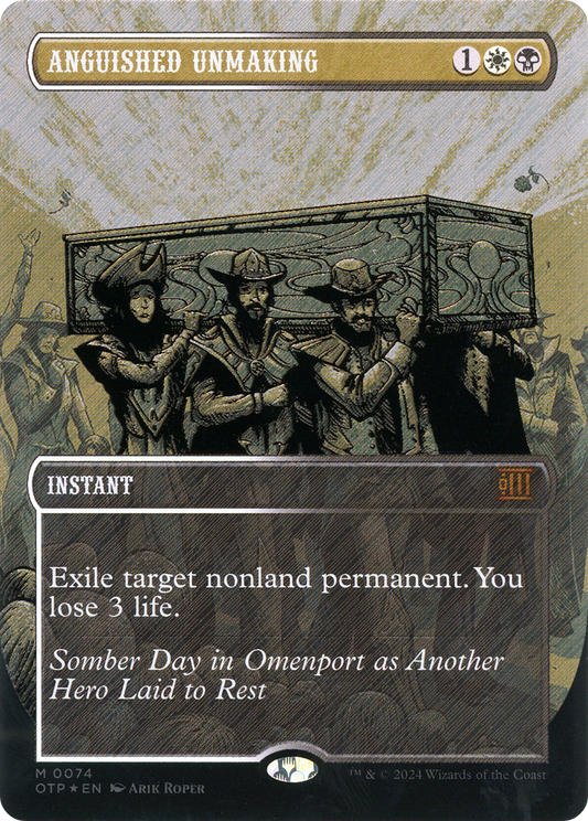 Anguished Unmaking (Textured) (074) Foil - Breaking News