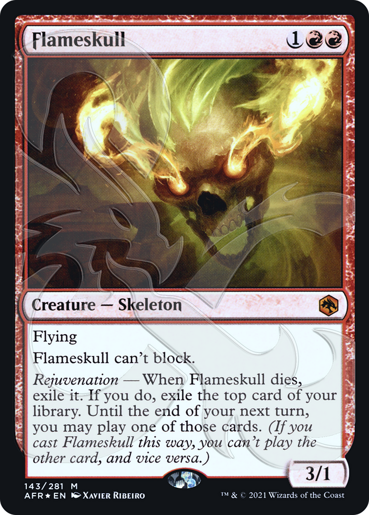 Flameskull (143) Foil - Adventures in the Forgotten Realms Promos