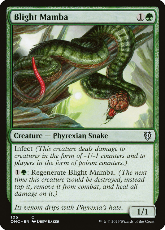 Blight Mamba (105) - Phyrexia: All Will Be One Commander