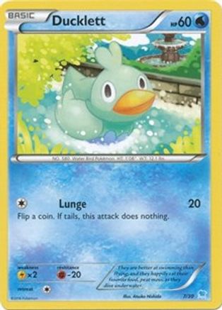 Ducklett (24) (24) - XY Trainer Kit Pikachu Libre & Suicune