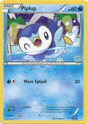 Piplup (16) - XY Trainer Kit Pikachu Libre & Suicune