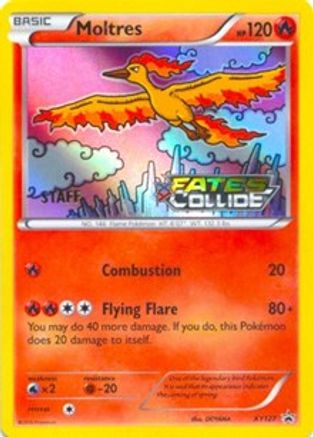 Moltres (XY127) (Staff) [XY: Black Star Promos] | Silver Goblin