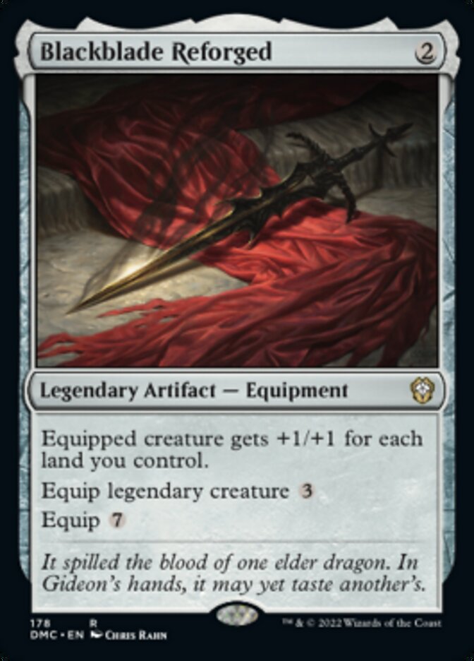 Blackblade Reforged [Dominaria United Commander] | Silver Goblin