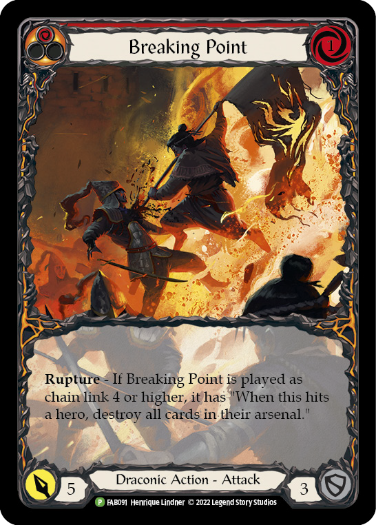 Breaking Point (Extended Art) [FAB091] (Promo)  Rainbow Foil | Silver Goblin