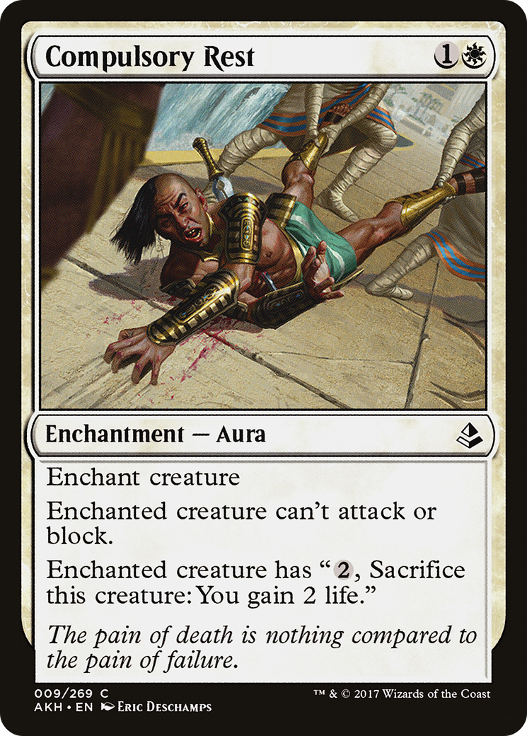 Compulsory Rest (009) Foil - Amonkhet
