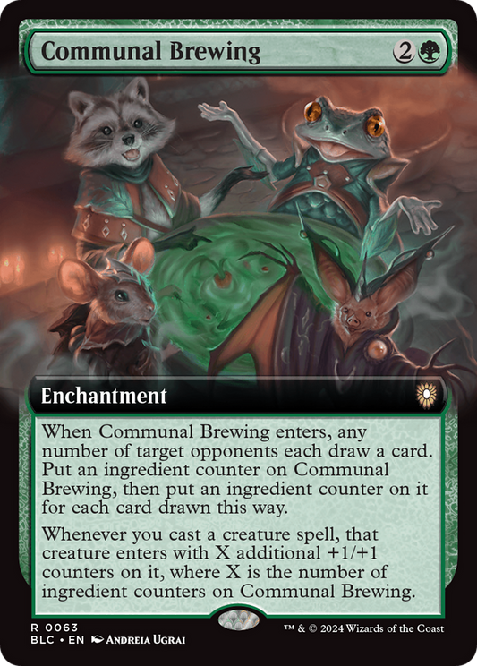 Communal Brewing (Extended Art) [Bloomburrow Commander] Foil