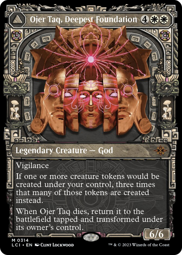 Ojer Taq, Deepest Foundation (Showcase) (314) Foil - The Lost Caverns of Ixalan