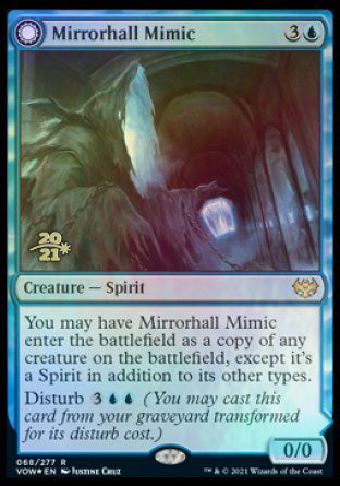 Mirrorhall Mimic // Ghastly Mimicry (68s) Foil - Innistrad: Crimson Vow Promos