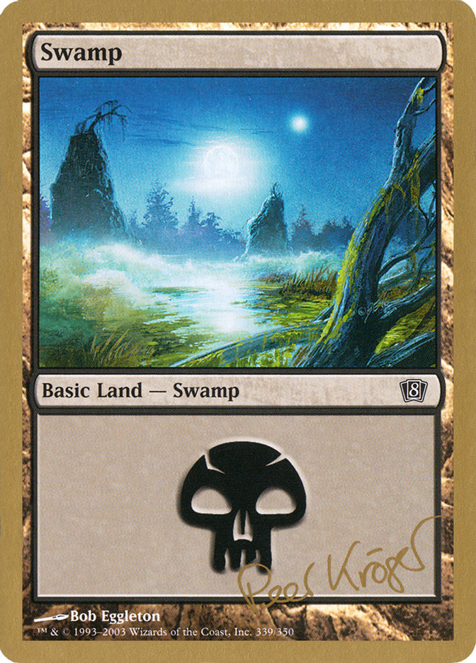 Swamp (pk339) (Peer Kroger) [World Championship Decks 2003] | Silver Goblin