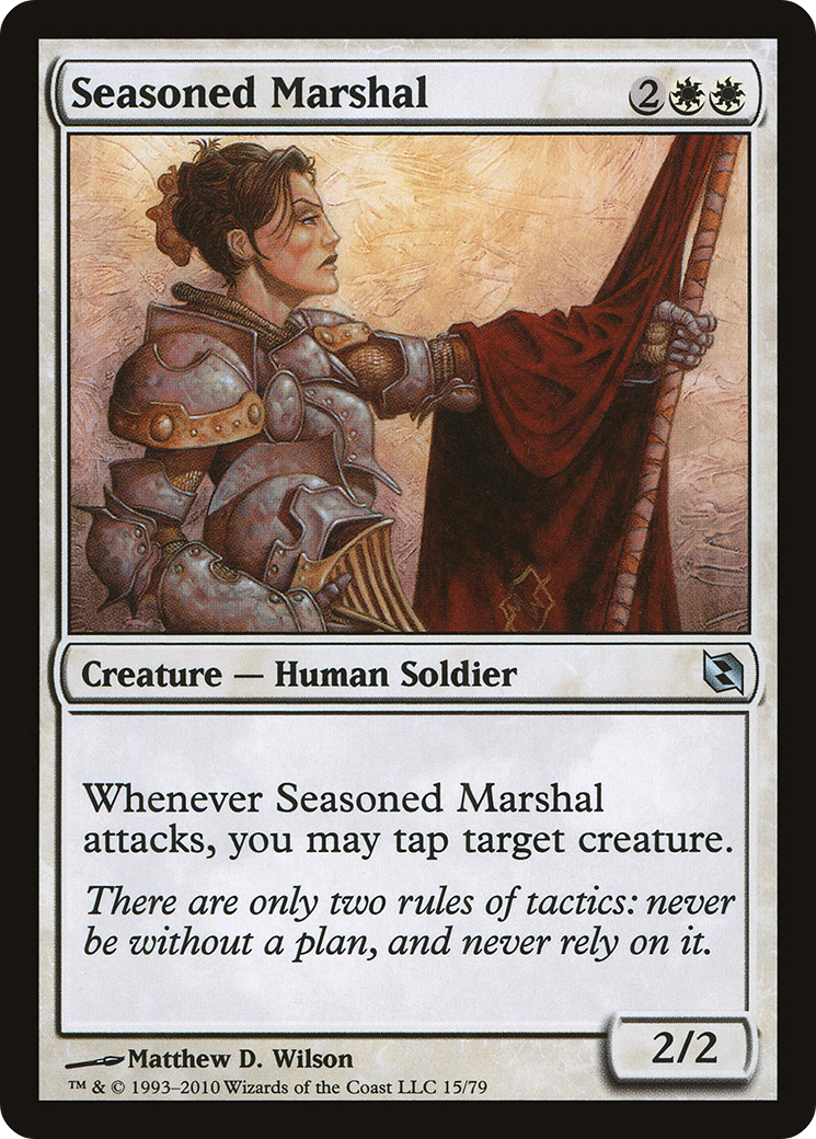 Seasoned Marshal (015) - Duel Decks: Elspeth vs. Tezzeret