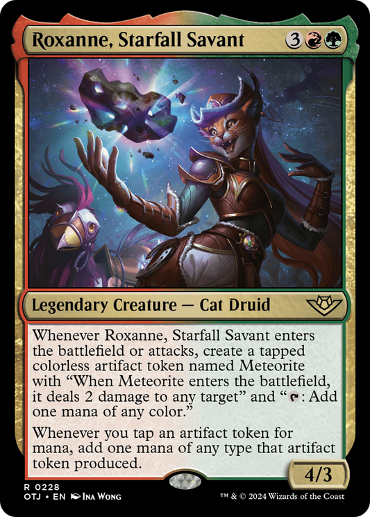 Roxanne, Starfall Savant (228) Foil - Outlaws of Thunder Junction