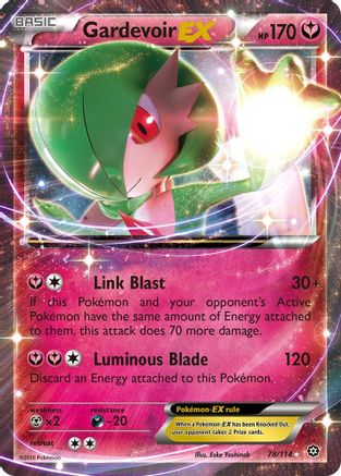 Gardevoir EX (78) Holofoil - XY  Steam Siege