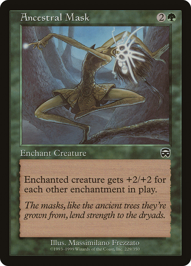 Ancestral Mask [Mercadian Masques] | Silver Goblin