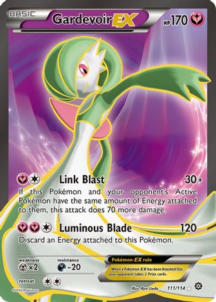 Gardevoir EX (Full Art) (111) Holofoil - XY  Steam Siege