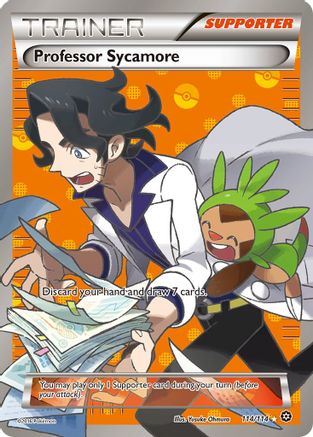 Professor Sycamore (114) Holofoil - XY  Steam Siege