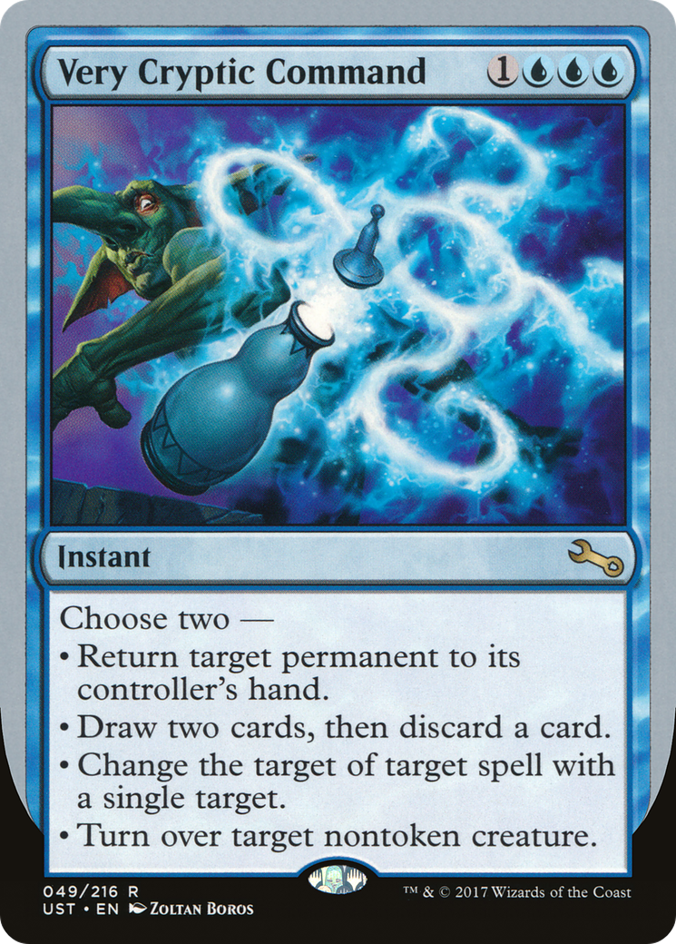 Very Cryptic Command (49d) - Unstable