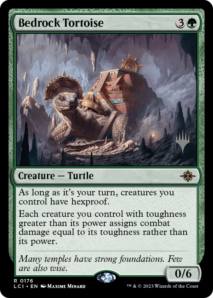 Bedrock Tortoise (176) - The Lost Caverns of Ixalan Promos