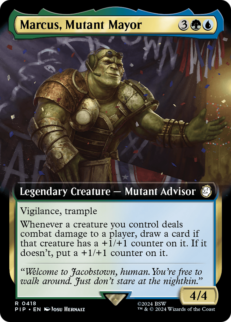 Marcus, Mutant Mayor (Extended Art) (418) - Fallout