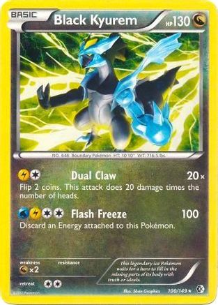 Black Kyurem (100/149) (Theme Deck Exclusive) [Black & White: Boundaries Crossed] | Silver Goblin