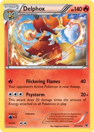 Delphox - 13/124 (XY Fates Collide) (13) - Deck Exclusives