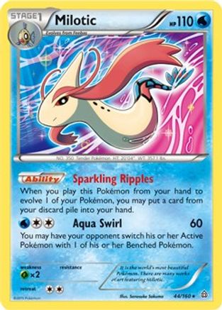 Milotic - 44/160 (XY Primal Clash) (44) - Deck Exclusives