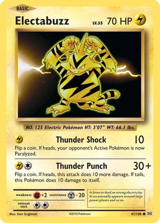 Electabuzz (41/108) [XY: Evolutions] Reverse Holofoil