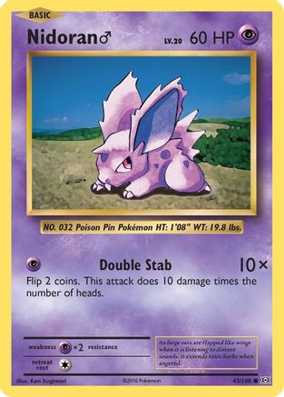 Nidoran M (43) - XY  Evolutions