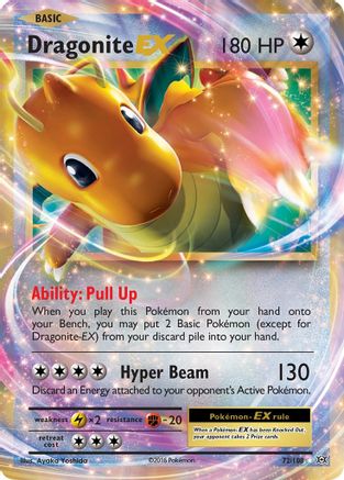 Dragonite EX (72) Holofoil - XY  Evolutions