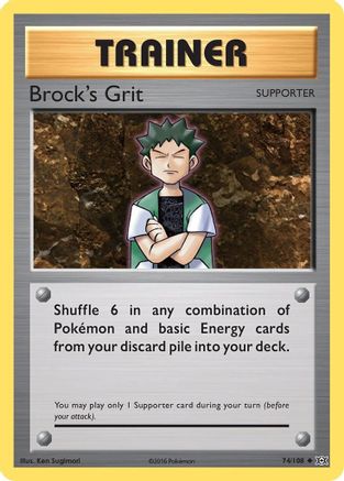 Brock's Grit (74) - XY  Evolutions
