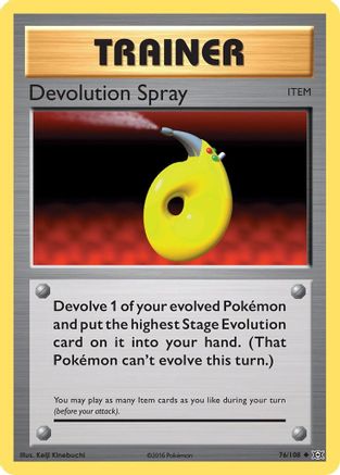 Devolution Spray (76) - XY  Evolutions